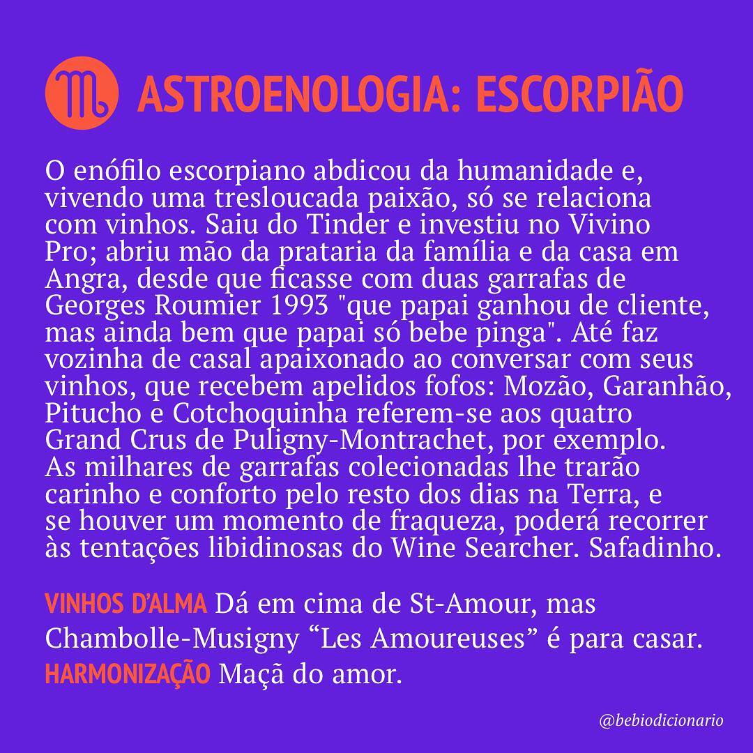 Escorpião: O Eno-Escorpiano