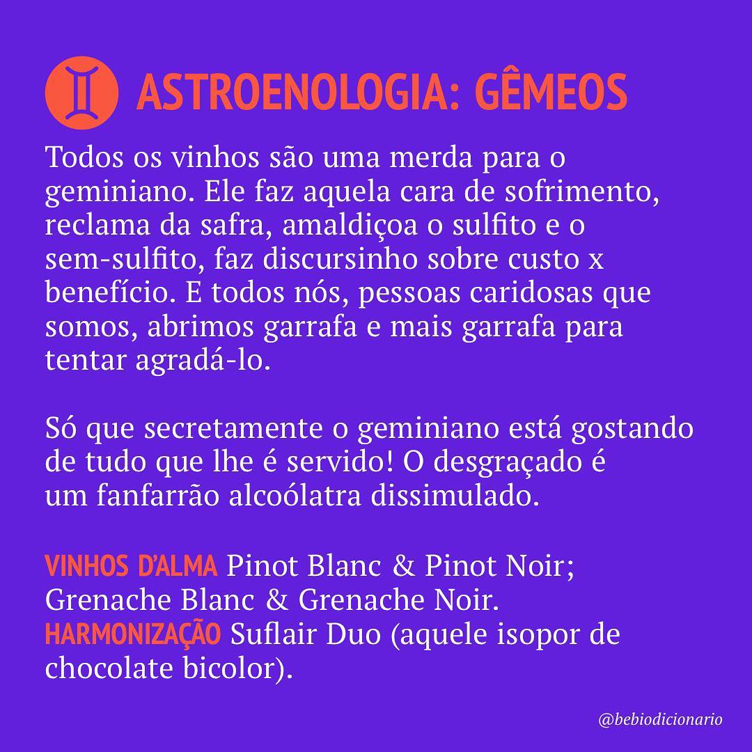 Gêmeos: O Eno-Geminiano