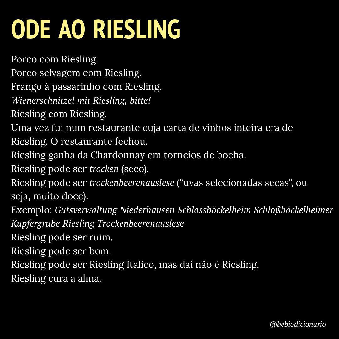 Ode ao Riesling