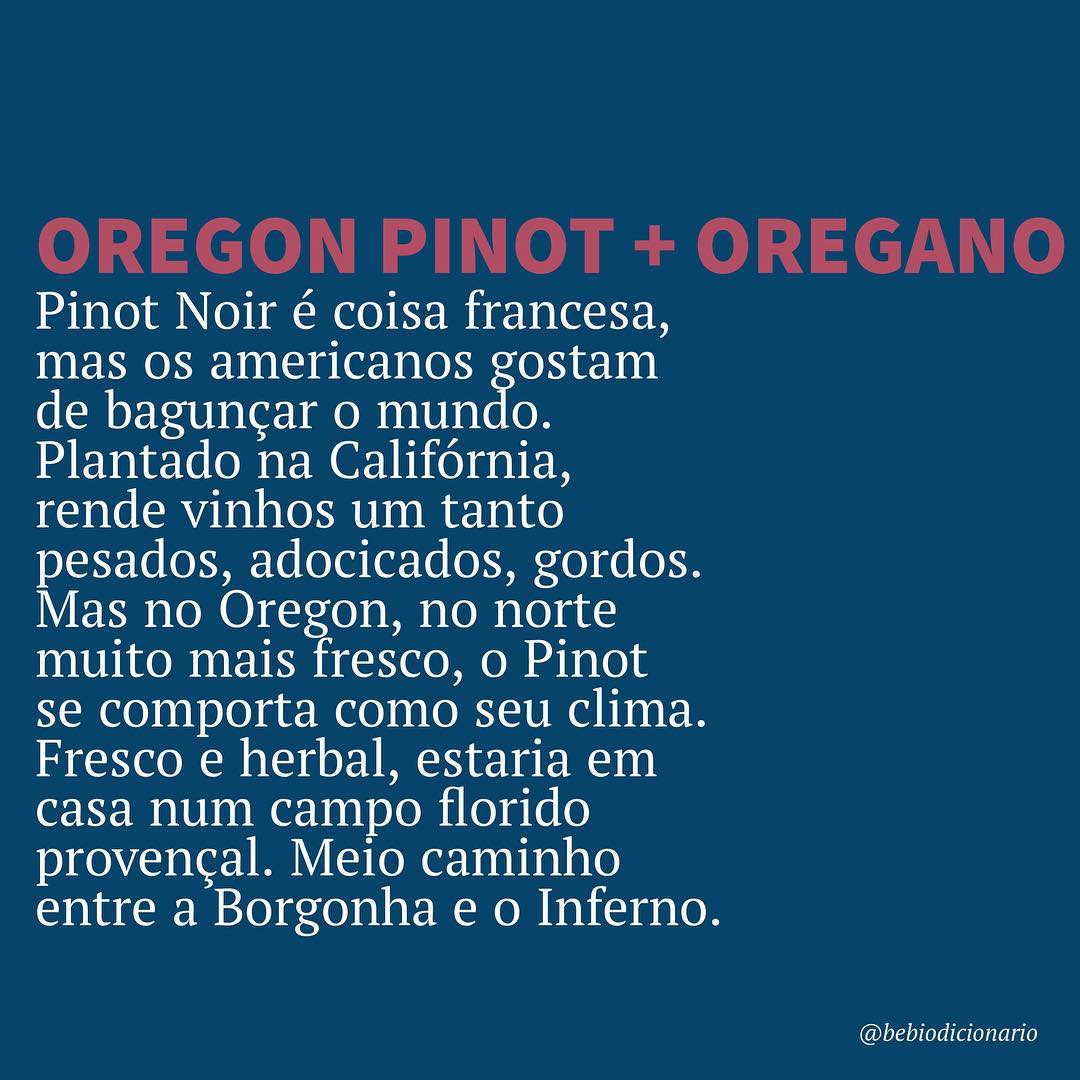 Oregon Pinot + Oregano