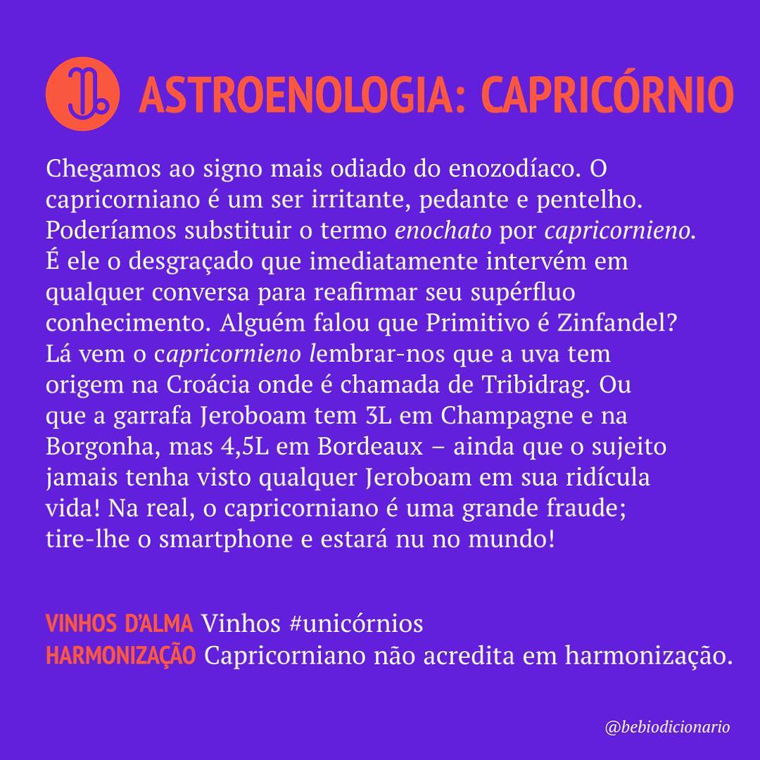 Capricórnio: O Eno-Capricorniano