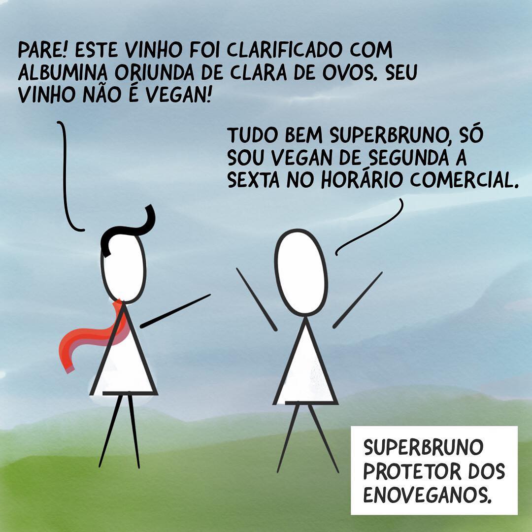 Superbruno e o Vinho Vegan
